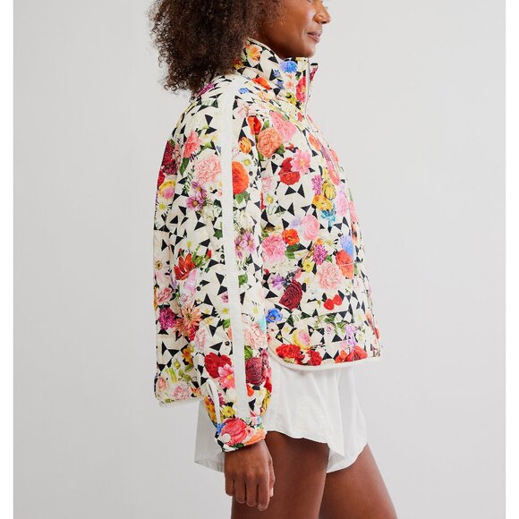 🆕 FP MOVEMENT Pippa Printed Packable Puffer Jacket / Trippy Floral - Picture 9 of 13